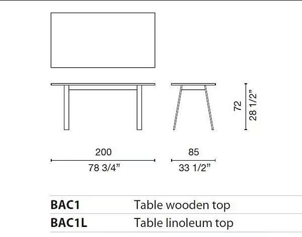 Esstisch aus Eschenholz Cappellini BAC Table Fabrik Cappellini aus Italien. Foto №7