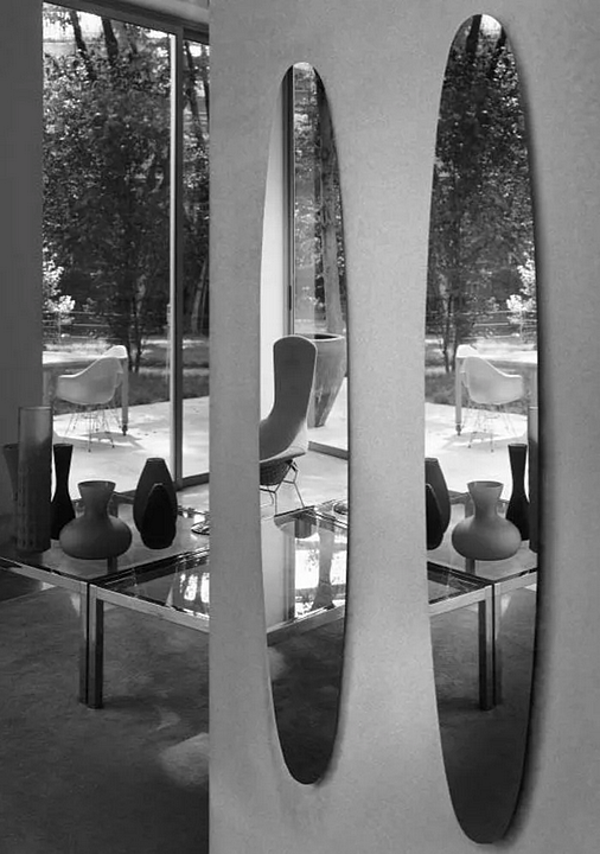 Ovaler Wandspiegel aus Glas Gallotti&Radice Keplero Fabrik Gallotti & Radice aus Italien. Foto №2