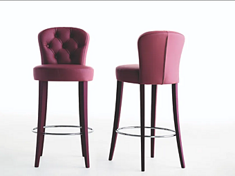 Hochgestuftes Stoffhocker mit Fußstütze Olivia Martini Interiors Fabrik MARTINI INTERIORS aus Italien