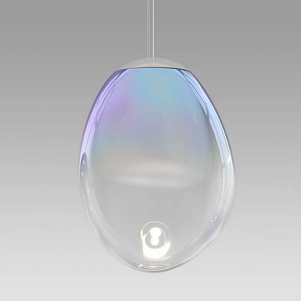 Hängelampe aus mundgeblasenem Glas Stellar Nebula Artemide Fabrik Artemide aus Italien. Foto №18