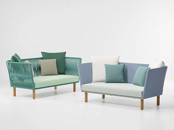 Zweisitzer Gartensofa aus Stoff KETTAL Bitta Fabrik KETTAL aus Italien. Foto №2