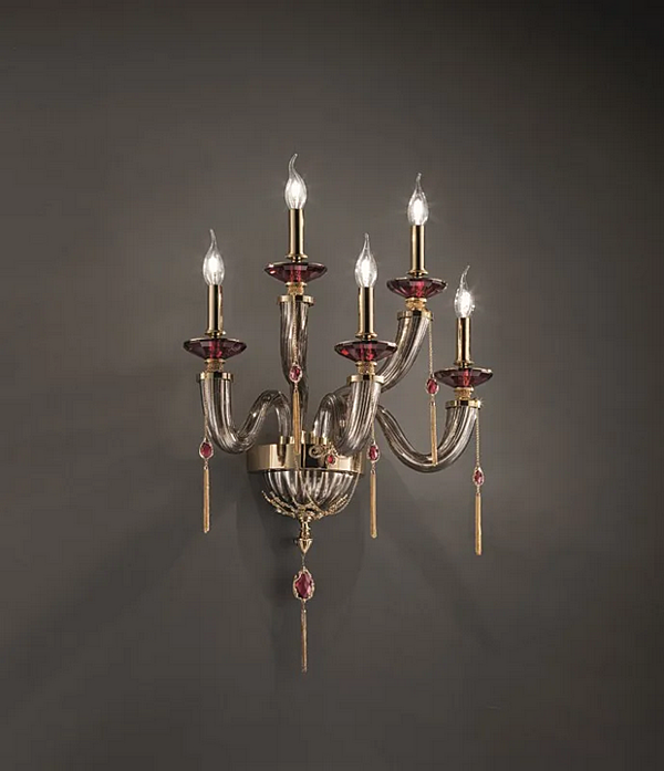 Wandleuchte mit Swarovski-Kristallen Julienne A5 Euroluce Lampadari Fabrik EUROLUCE LAMPADARi aus Italien. Foto №2
