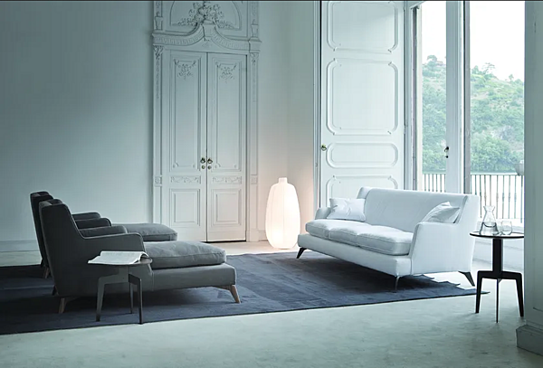 Ledersofa oder Stoffsofa 680 Class VIBIEFFE Fabrik VIBIEFFE aus Italien. Foto №4