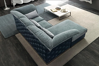 Dreisitzer Sofa mit Chaise Longue aus Stoff CORTEZARI Tiago 683-SX