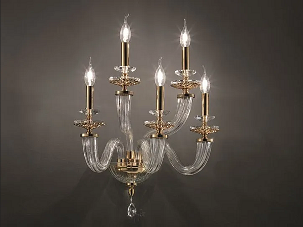 Wandleuchte mit Swarovski-Kristallen Atalia A5 Euroluce Lampadari Fabrik EUROLUCE LAMPADARi aus Italien. Foto №1