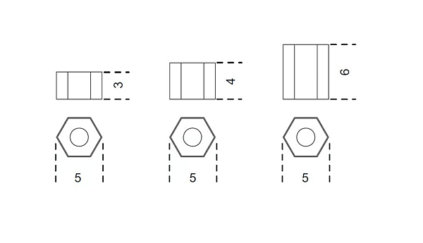 Sechseckiger Kerzenhalter aus Messing Gallotti&Radice Fabrik Gallotti & Radice aus Italien. Foto №3