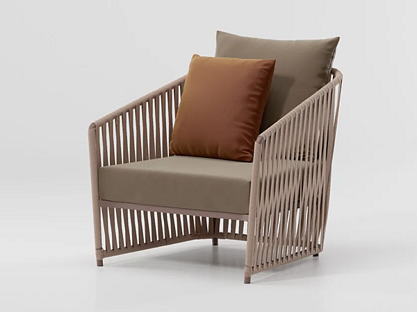 Gartenarmchair mit Armlehnen aus Stoff KETTAL Bitta Lounge #7020045001 Fabrik KETTAL aus Italien. Foto №1