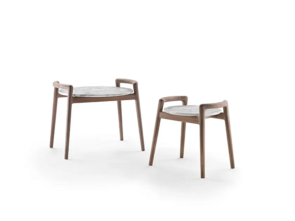 Runder Couchtisch aus Holz FLEXFORM Ascanio Fabrik FLEXFORM aus Italien. Foto №11