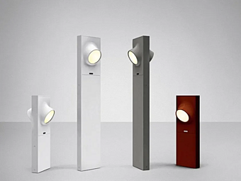 LED Pollerleuchte aus Druckguss-Aluminium Ciclope Artemide Fabrik Artemide aus Italien