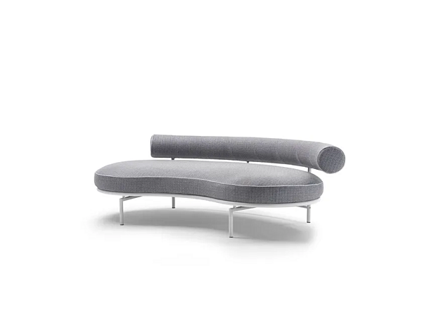 Kurviges Stoffgarten-Sofa Supermax Outdoor FLEXFORM Fabrik FLEXFORM aus Italien. Foto №4