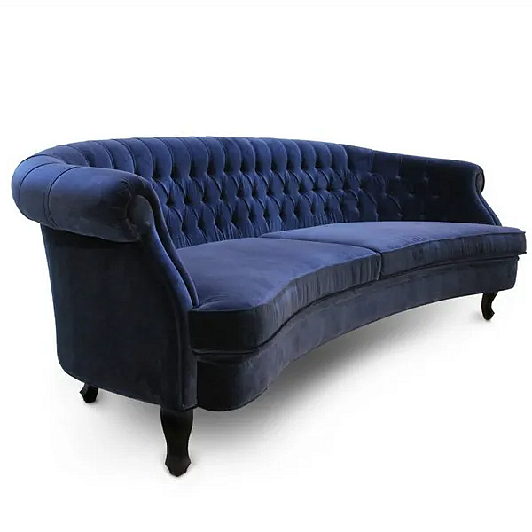 Dreisitzer Sofa aus Samt mit gepolsterter Rückenlehne BRABBU Maree Fabrik BRABBU aus Italien. Foto №7