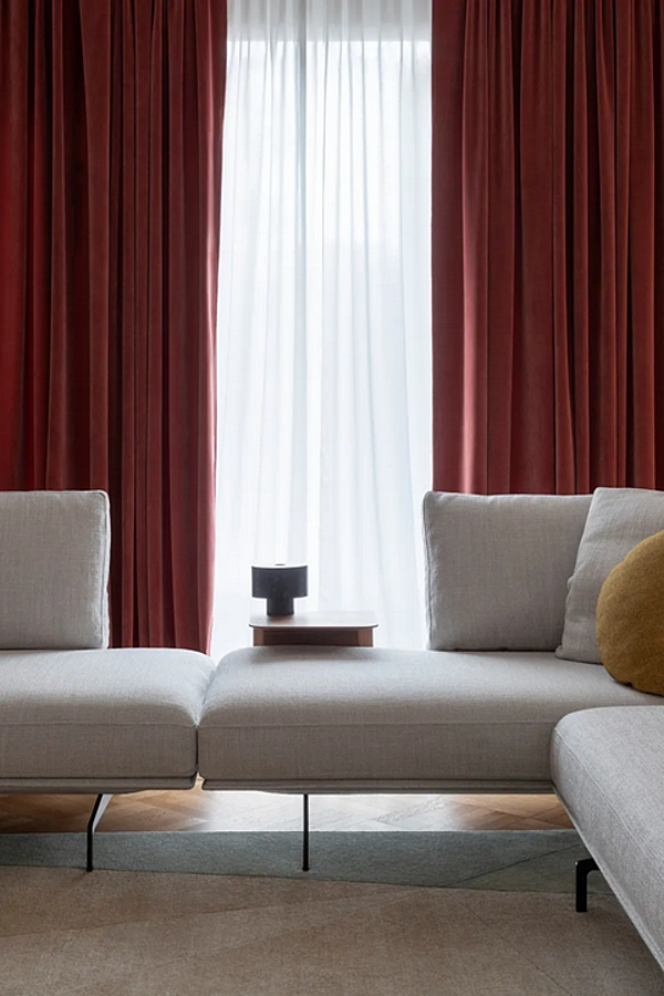 Stoffsofa mit abnehmbarem Bezug Avant Apres Saba Fabrik SABA aus Italien. Foto №7