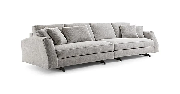 Ecksofa aus Stoff mit abnehmbarem Bezug Frigerio Davis Class Fabrik Frigerio aus Italien. Foto №3