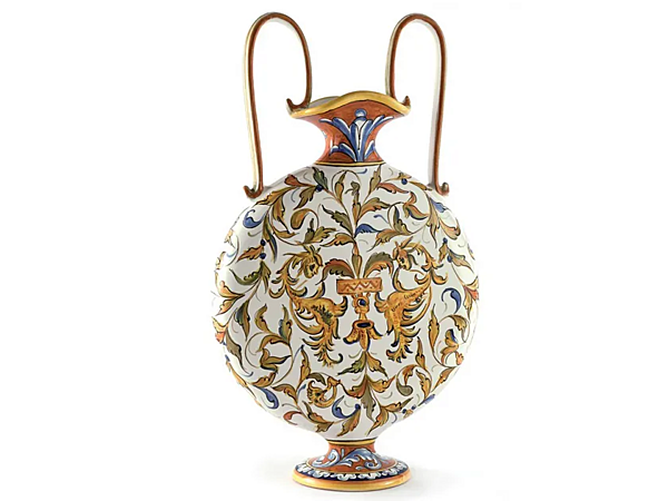 Handgefert vase aus Keramik Raffaello L_Antica Deruta RF/1197/50 Fabrik L'Antica Deruta aus Italien. Foto №1