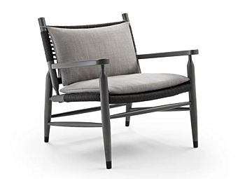 Gartenstuhl mit Armlehnen aus Aluminium FLEXFORM TESSA Fabrik FLEXFORM aus Italien