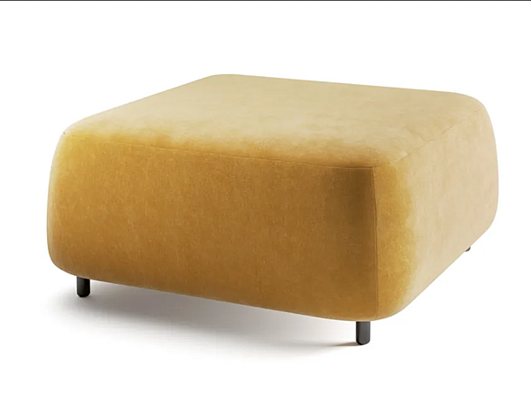 Quadratischer Pouf aus Stoff mit weicher Rückenlehne INNOVA Imbottiti Vice Versa Big Island Fabrik Innova Imbottiti aus Italien. Foto №2