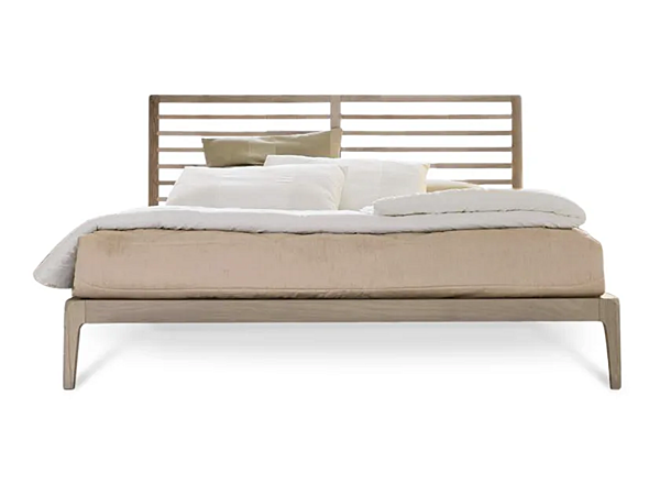 Holzbett für zwei Personen mit gepolsterter Rückenlehne DALE Essentia P 610 Fabrik DALE aus Italien. Foto №1