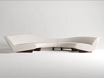 Fünfsitzer gebogener Stoffsofa Venere FORMITALIA VENERE