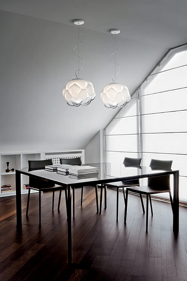 Glas Pendelleuchte Cloudy Fabbian F21 A02 71 Fabrik Fabbian aus Italien. Foto №15