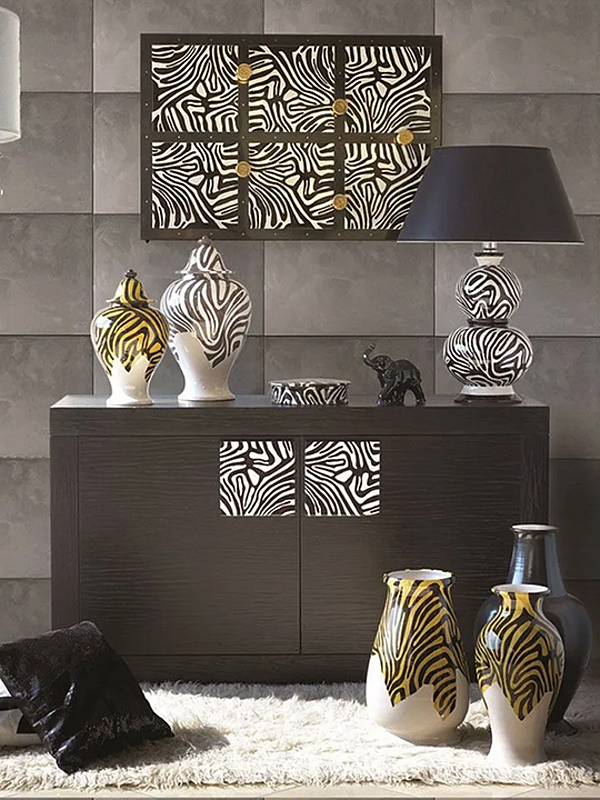 Keramische Tischlampe Animalier L_Antica Deruta AN/2062/L/40 Fabrik L'Antica Deruta aus Italien. Foto №3