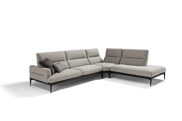 Ecksofa aus Stoff Feng Egoitaliano Fabrik Egoitaliano aus Italien. Foto №2