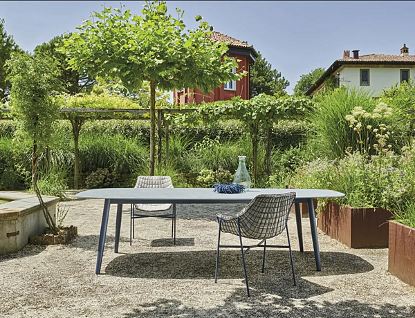 Gartenstuhl mit Armlehnen aus Stahl VARASCHIN Sommer Set 2423, 2423C Fabrik VARASCHIN aus Italien. Foto №4