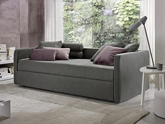 Schlafsofa mit Stoffbezug und weicher Rückenlehne Duomo Design Monos