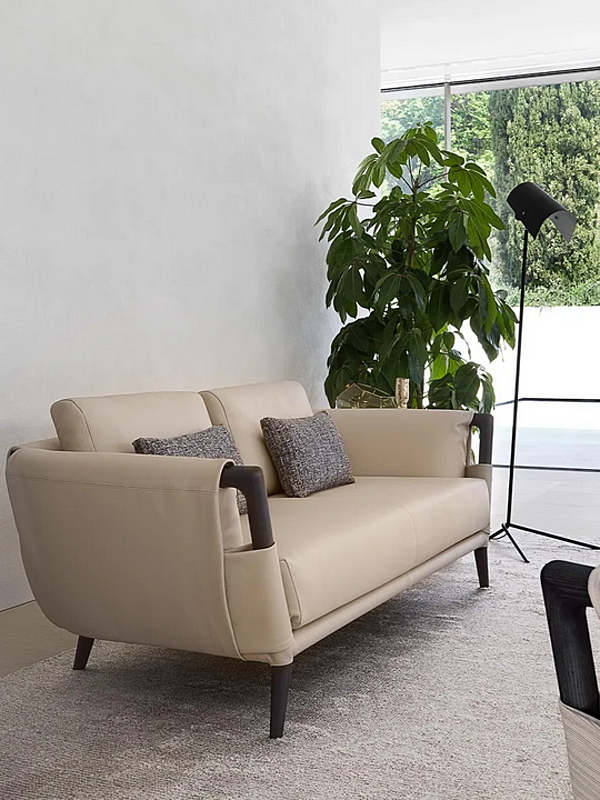 Zweisitzer Stoffsofa mit abnehmbarem Bezug Gaudi Flou Fabrik Flou aus Italien. Foto №5