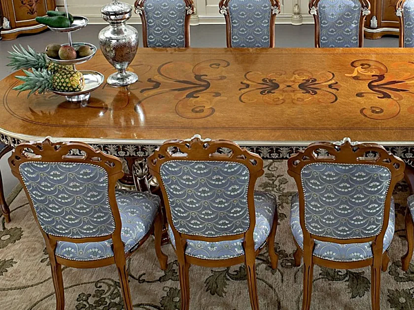 Polsterstuhl aus Stoff Modenese Luxury Interiors 13506 Fabrik MODENESE GASTONE aus Italien. Foto №1