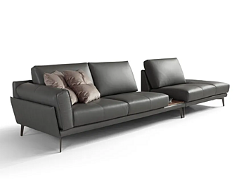 Ecksofa aus Leder mit Couchtisch Marinelli Home Faszinierend M1242 Fabrik Marinelli Home aus Italien