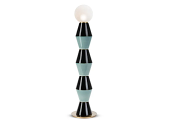 LED Stehlampe aus Keramik mit Palmendesign MARIONI PALM LAMP 02966GG