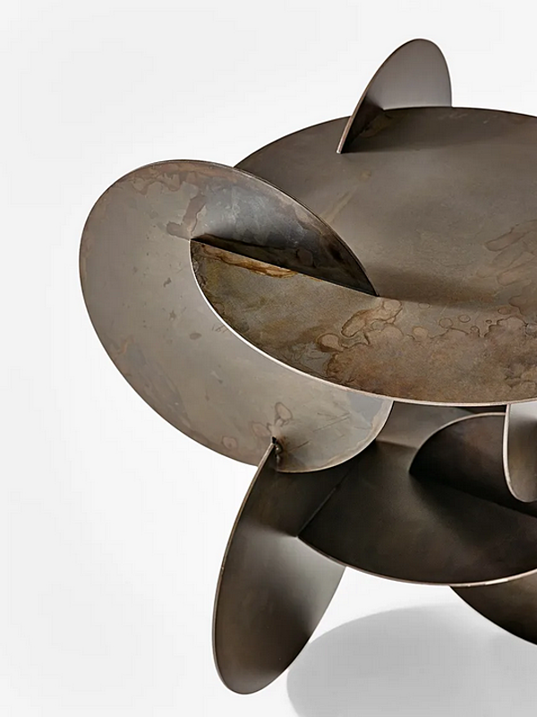 Metallkaffee Tisch Monete Gallotti Radice Fabrik Gallotti & Radice aus Italien. Foto №6