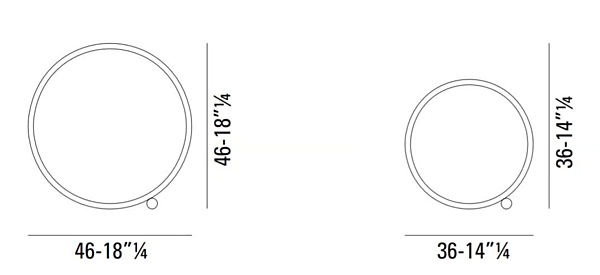 LED Tischlampe aus Metall VIBIEFFE Anello 7000 Fabrik VIBIEFFE aus Italien. Foto №3