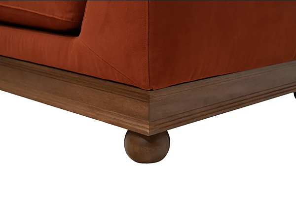 Baumwollsofa mit gepolsterter Rückenlehne CHELINI PARIS Fabrik CHELINI aus Italien. Foto №3