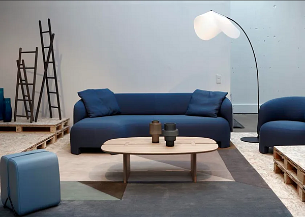 Drei-Sitzer Stoffsofa mit Chaiselongue Ligne Roset Taru Fabrik LIGNE ROSET aus Italien. Foto №4