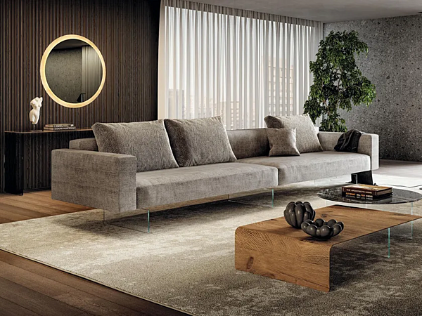 Modularer Stoffsofa mit weicher Rückenlehne LAGO AIR 2686 2686 Fabrik LAGO aus Italien. Foto №1