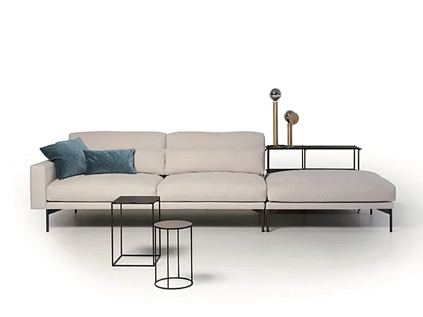 Sektionaler Sofa aus Leder oder Stoff 110 modern VIBIEFFE Fabrik VIBIEFFE aus Italien. Foto №2