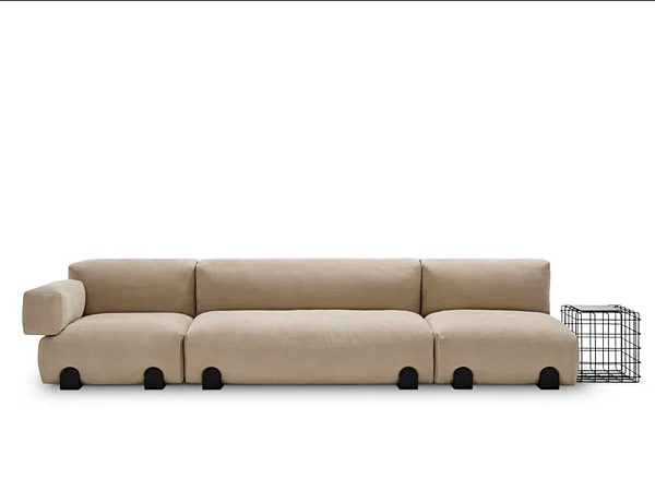 Ecksofa aus Stoff mit weicher Rückenlehne Saba Simposio Fabrik SABA aus Italien. Foto №7