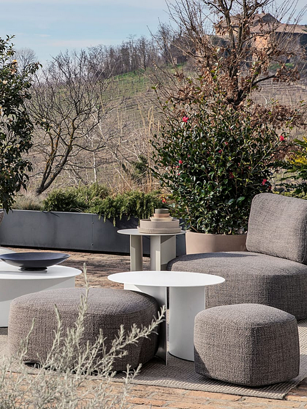 Pouf mit abnehmbarem Bezug Pierre Flou Fabrik Flou aus Italien. Foto №12