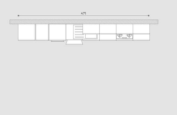 Küche ARREX Twin 01 Fabrik ARREX aus Italien. Foto №6