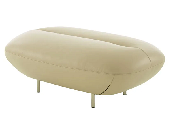 Polsterhocker aus Leder Manarola LIGNE ROSET 14090355 Fabrik LIGNE ROSET aus Italien. Foto №2