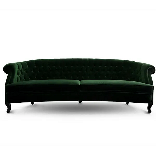 Dreisitzer Sofa aus Samt mit gepolsterter Rückenlehne BRABBU Maree Fabrik BRABBU aus Italien. Foto №3