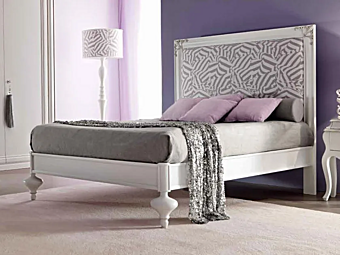 Doppelbett mit gepolsterter Rückenlehne Linda CORTEZARI 935