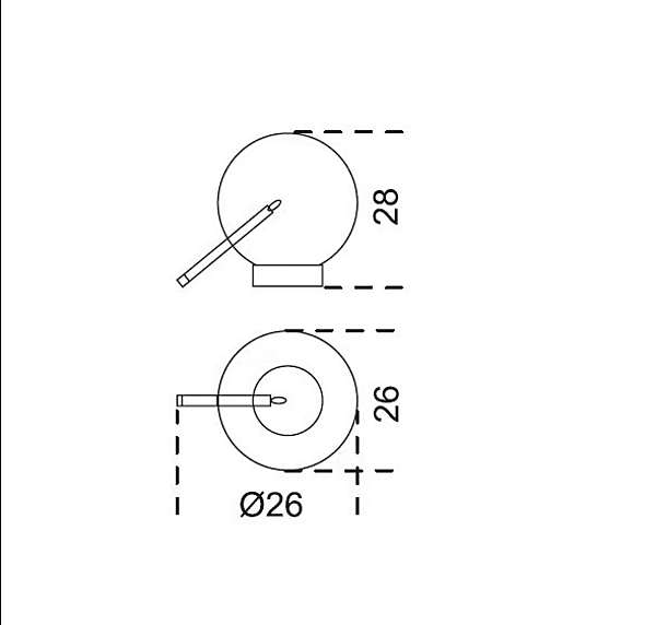 LED Tischlampe aus Kristall Bolle 1 Gallotti Radice Fabrik Gallotti & Radice aus Italien. Foto №7