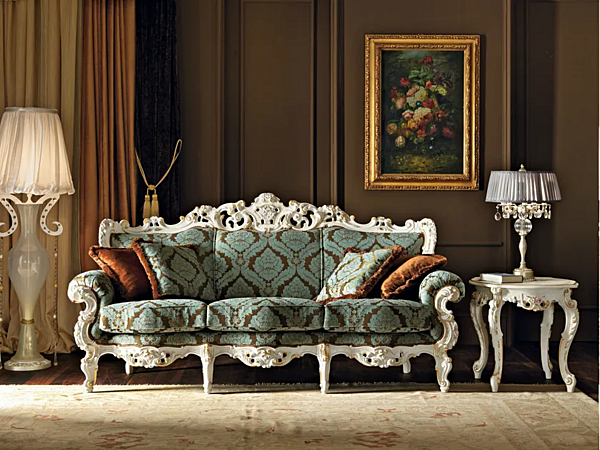 Niedriger quadratischer Couchtisch aus massivem Holz Modenese Luxury Interiors 11617 Fabrik MODENESE GASTONE aus Italien. Foto №3