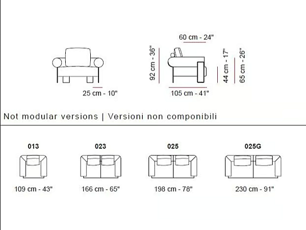 Zweisitzer Sofas aus Stoff Kabuki Marinelli Home 1324 Fabrik Marinelli Home aus Italien. Foto №12