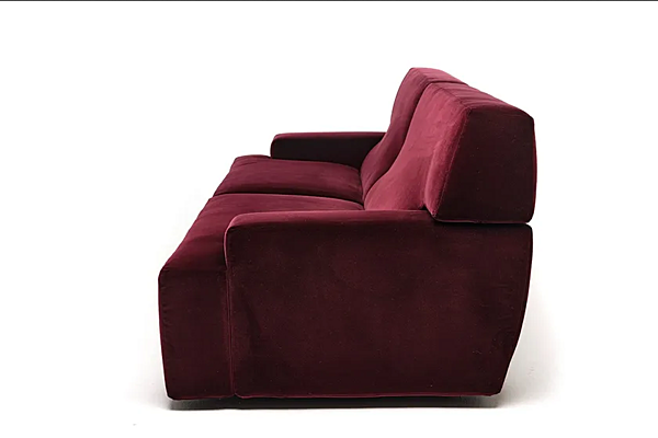 Velours Sofa mit abnehmbarem Bezug Mussi Brera Fabrik MUSSI aus Italien. Foto №2