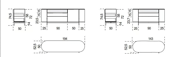 Ascheschrank Kumi aus Holz Gallotti&Radice Fabrik Gallotti & Radice aus Italien. Foto №5
