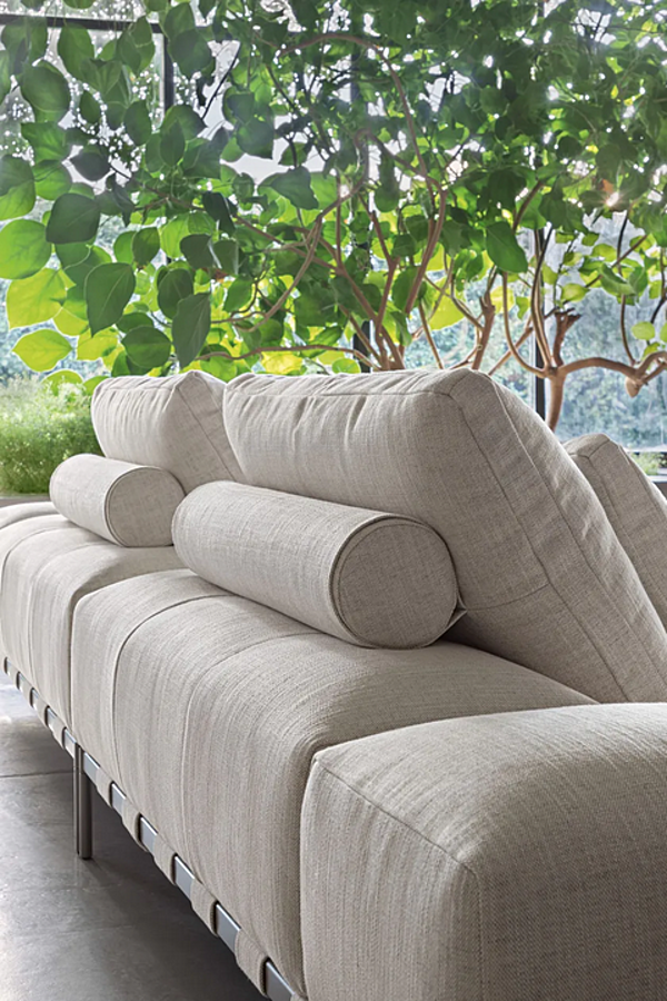 Ecksofa aus Stoff mit weicher Rückenkonstruktion Pixel Light Saba Fabrik SABA aus Italien. Foto №11