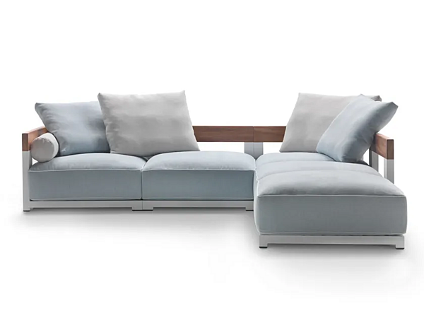 Ecksofa für den Garten aus Stoff FLEXFORM MILOS Fabrik FLEXFORM aus Italien. Foto №1
